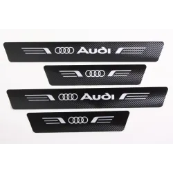 Захисна плівка на пороги Audi чорний карбон "Автограф" (4 шт.)