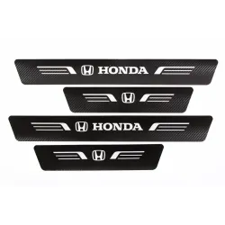 Захисна плівка на пороги Honda чорний карбон "Автограф" (4 шт.)