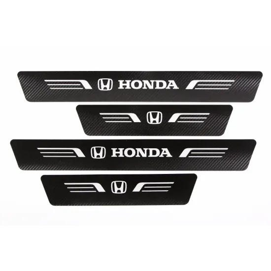 Захисна плівка на пороги Honda чорний карбон "Автограф" (4 шт.)