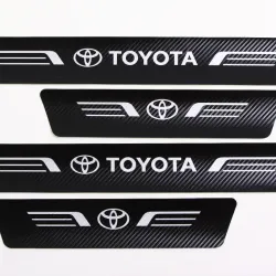 Захисна плівка на пороги Toyota чорний карбон "Автограф" (4 шт.)