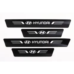 Захисна плівка Hyundai чорний карбон "Автограф" (4 шт.)