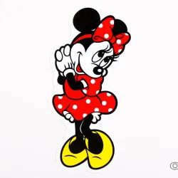 Наклейка Minnie Mouse 13*9см