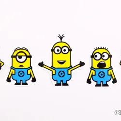 Наклейка Minions (5 шт.)