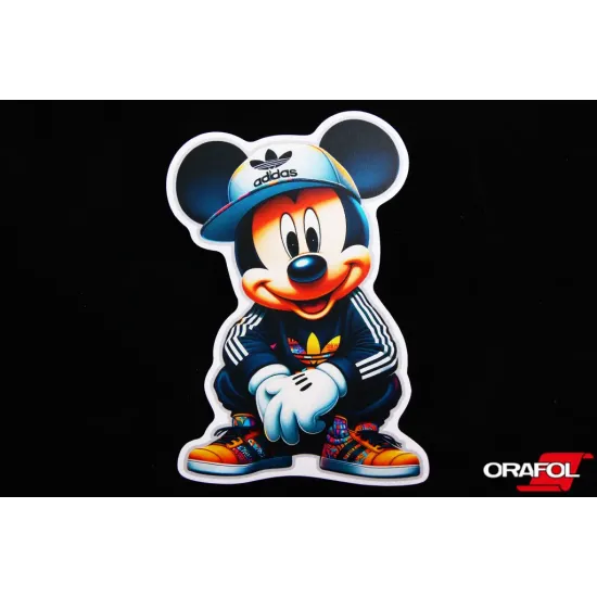 Наклейка Mickey Mouse в спорт. костюмі 13*9см
