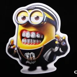 Наклейка Minion крутий 11*10см