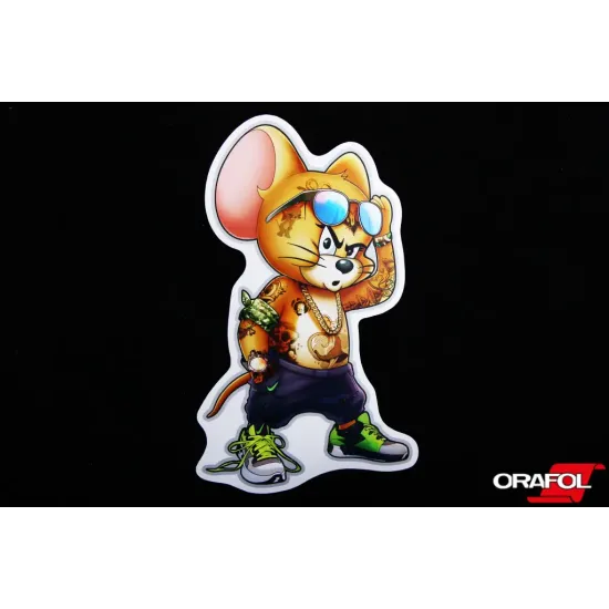 Наклейка Jerry крутий 13*9см