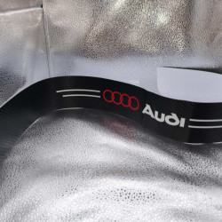 Карбонова захисна плівка на бампер Audi (антигравійна наклейка)