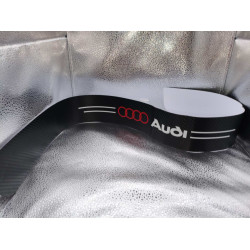 Карбонова захисна плівка на бампер Audi (антигравійна наклейка)