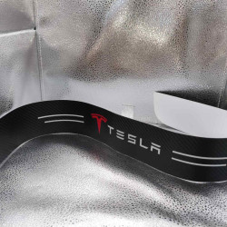 Карбонова захисна плівка на бампер Tesla (антицарапин покриття)