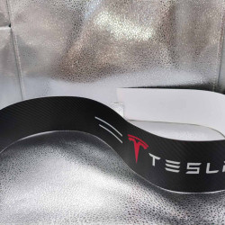 Карбонова захисна плівка на бампер Tesla (антицарапин покриття)